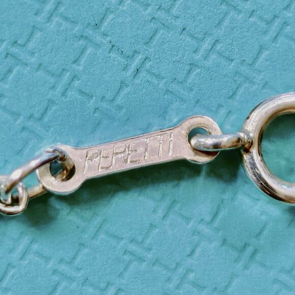 Vintage Tiffany & Co. Elsa Peretti Apple Sterling Silver Pendant Necklace - Picture 4 of 6